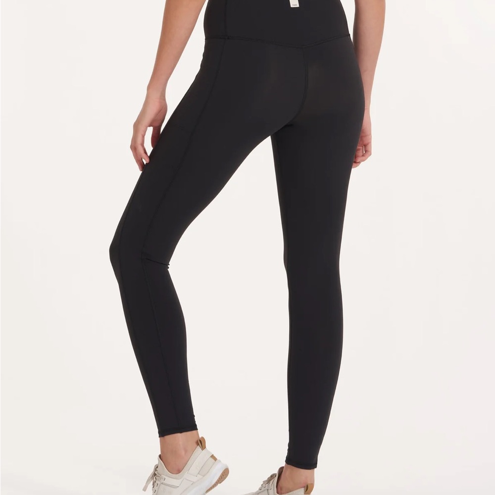 Women's TALL Black High-Waisted Leggings - Picture 3 of 5